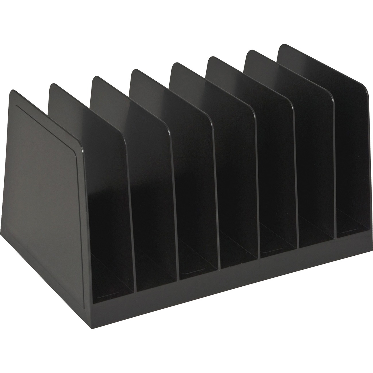 Desk Sorter Sparco Desk Sorter - 7 Compartment(s) - 4.8" Height x 8.8" Width x 5.5" Depth - Desktop - Recycled - Black - 1Each