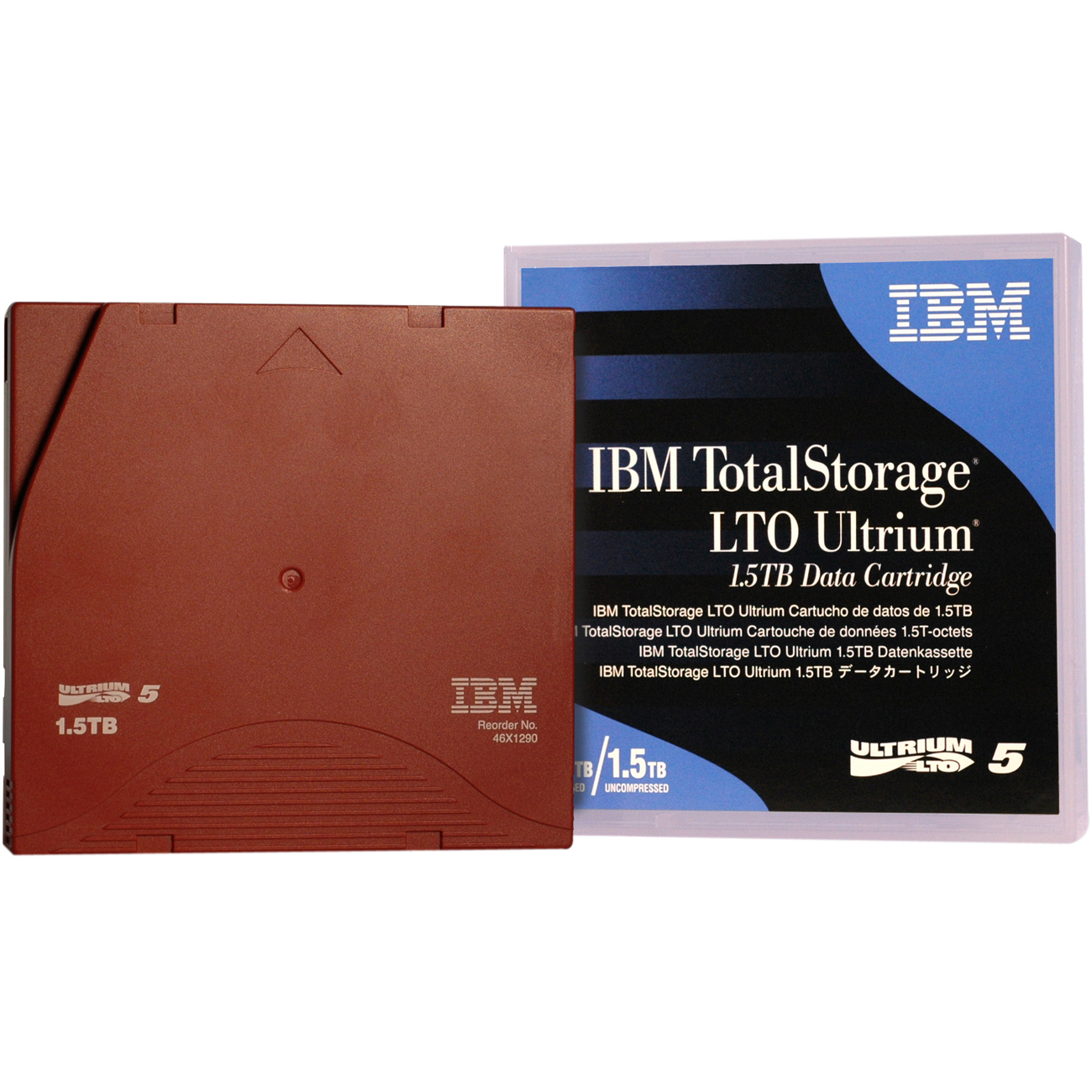 IBM LTO Ultrium 5 Data Cartridge 1.50TB Native/3TB Compressed 46X1290