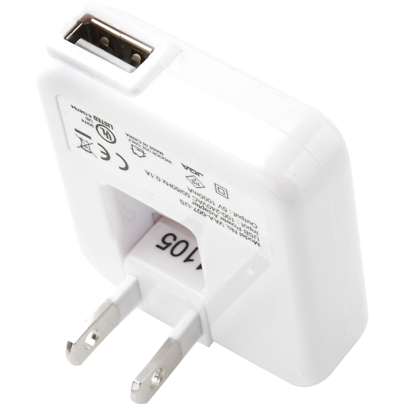 Veho US Plug-White USB Mains