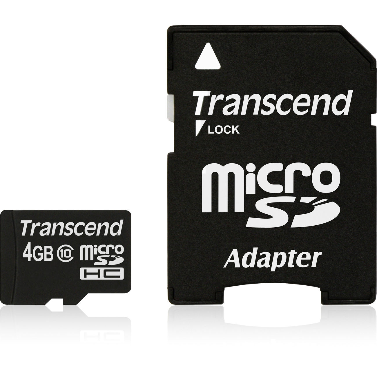 Transcend SECURE DIGITAL, 4GB, MICRO SDHC,CL10