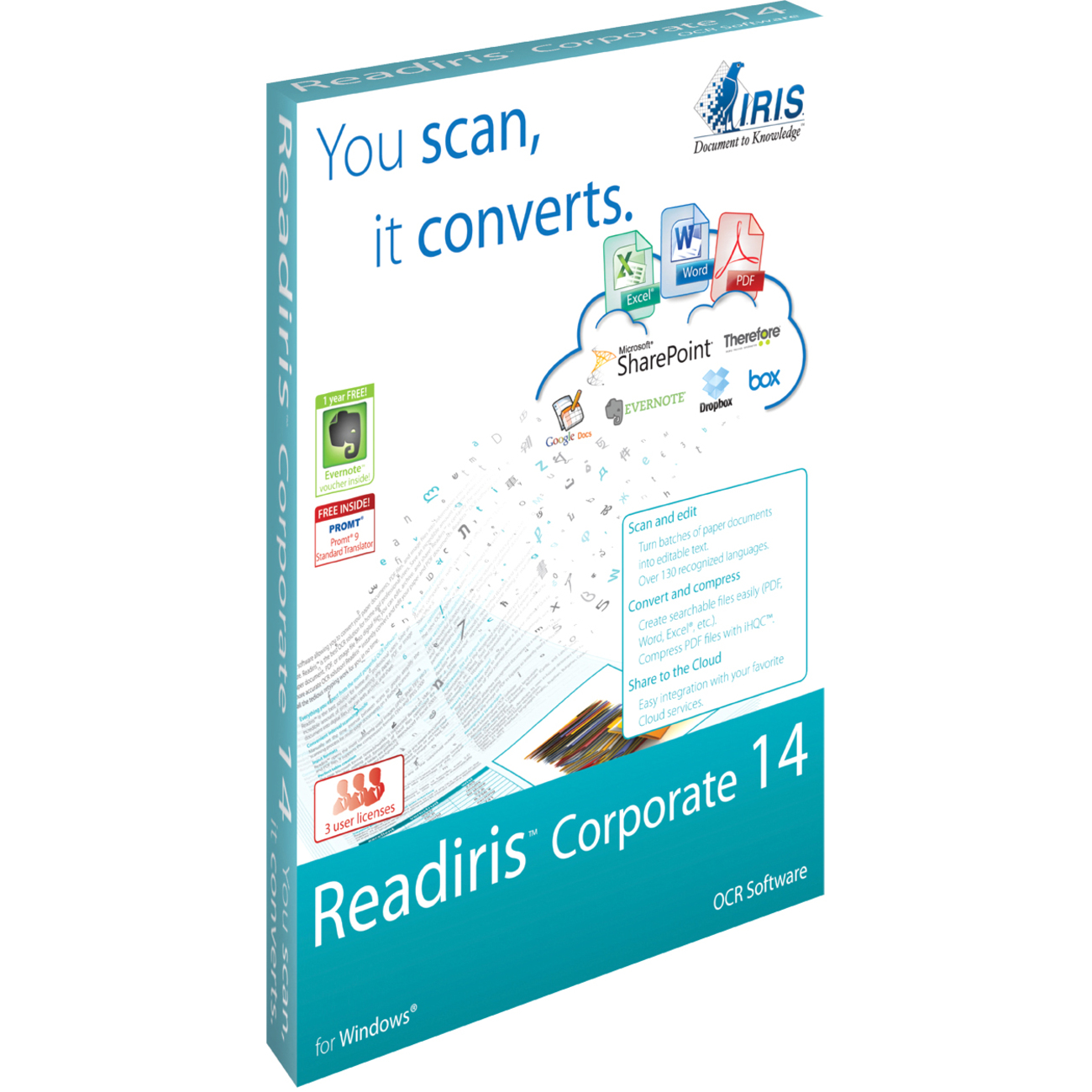 IRIS Readiris Corp 14 for PC Converts