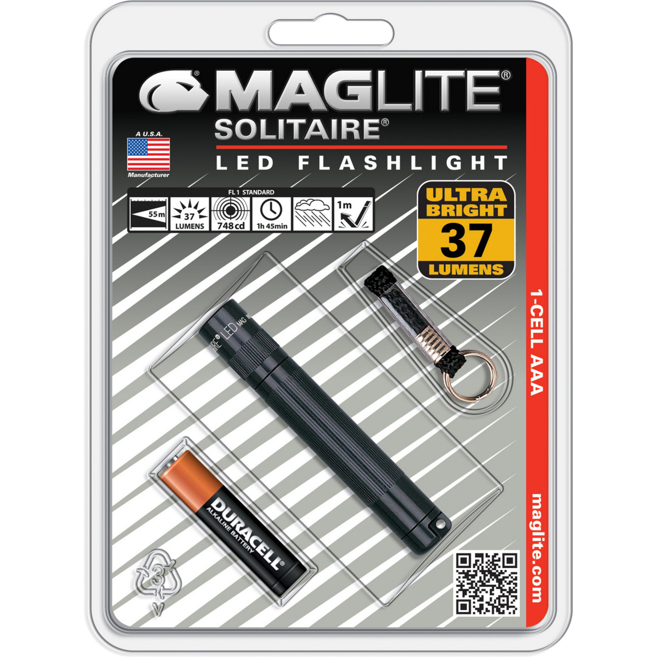 Maglite Solitaire LED 1AAA Black