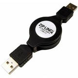 Cables Unlimited ZIP-LINQ USB 2.0 Retractable Cable