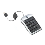3M LX451 Optical Travel Mouse with Numeric Keypad
