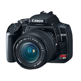 Canon EOS Digital Rebel XTi Digital SLR Camera with EF-S 18-55mm f/3.5-5.6 Zoom Lens - Chrome