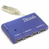 Zonet ZUH2214 4 Port USB 2.0 Slim Hub