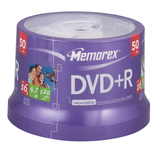 Memorex 16x DVD+R Media