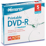 Memorex 16x DVD-R Media with AquaGuard