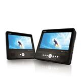 Coby Electronics TFDVD7750 Dual Screen Portable DVD Player