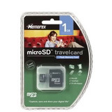 Memorex TravelCard 1GB microSD Card