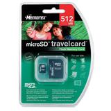 Memorex TravelCard 512MB microSD Card