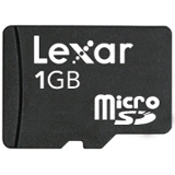 Lexar Media 1GB microSD Card