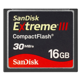 SanDisk 16GB Extreme III CompactFlash Card SanDisk 16GB Extreme III CompactFlash Card