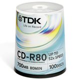 TDK 52x CD-R Media