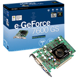 EVGA e-GeForce 7600GS Graphics Card