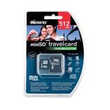 Memorex TravelCard 512MB miniSD Card