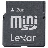Lexar Media 2GB miniSD Card