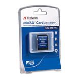 Verbatim 512MB miniSD Card