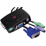 Aluratek AKSP04 4-Port PS/2 KVM Switch