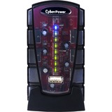 CyberPower USB Hub 7-Port 2.0 with AC Adapter and Flash Drive