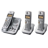 Panasonic KX-TG3033S 2.4 GHz Digital Cordless Phone with Three Handsets