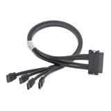 Adaptec SAS to 4 x SATA Fan-out Cable with SFF-8448 Sideband Signals
