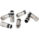 Paladin Tools RG6 Quad Compression Cable TV F Connector