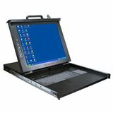 Avocent 17" Single Rail LCD Console with Integrated 8-port KVM Switch Avocent 17" Single Rail LCD Console with Integrated 8-port KVM Switch