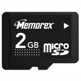 Memorex 2GB TravelCard microSD Card