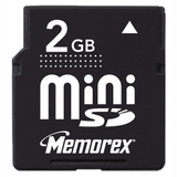 Memorex 2GB Travelcard miniSD Card