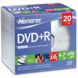 Memorex 16x DVD+R Media