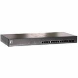 CP Technologies LevelOne ProCon GSW-1291 12 Port Ethernet Switch with PoE