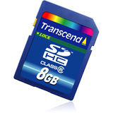 Transcend 8GB Secure Digital High Capacity (SDHC) Card - Class 6