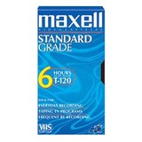 Maxell 213030 Standard Grade VHS Videocassette