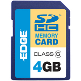 EDGE Tech 4GB ProShot Secure Digital High Capacity (SDHC) Card (Class 6)