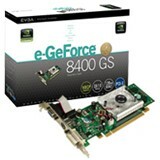 EVGA e-GeForce 8400 GS Graphics Card