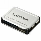 Ultra All-In-One Card Reader with 3 Port USB 2.0 Hub