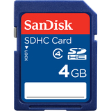 SanDisk 4GB Secure Digital High Capacity (SDHC) Card