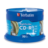 Verbatim LightScribe 52x CD-R Media