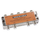 Monster Cable SS3RF Standard  3-Way RF Splitters For CATV Signals