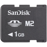 SanDisk 1GB Memory Stick Micro (M2) Card