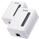 Zyxel HomePlug AV Powerline Wall Mount Ethernet Adapter Kit