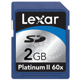 Lexar Media 2GB Platinum II Secure Digital Card (60x)
