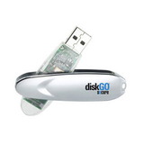 EDGE Tech 8GB DiskGO! Secure USB2.0 Flash Drive - (ReadyBoost)