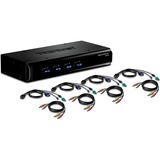 TRENDnet TK-423K 4-Port USB KVM Switch TRENDnet TK-423K 4-Port USB KVM Switch