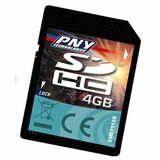 PNY 4GB Secure Digital High Capacity (SDHC) Card -(Class 6)