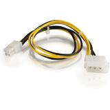 Cables To Go 1ft Power cable - Black, Yellow