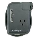 Kensington Power Strip 3 Surge-protected, 2 USB - 16.80"