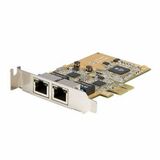 StarTech.com 2 Port PCI Express Gigabit Ethernet Network Card - PCI Express - 2 x RJ-45 - 10/100/1000Base-T - 50 Pack - Low-profile