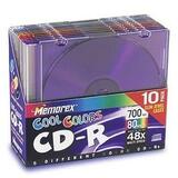 Memorex 48x Cool Color CD-R Media